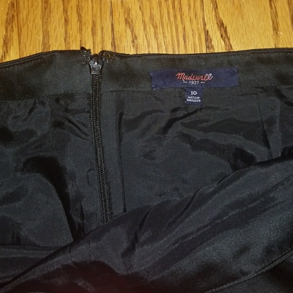 Madewell black skirt size 10 - Picture 4 of 5